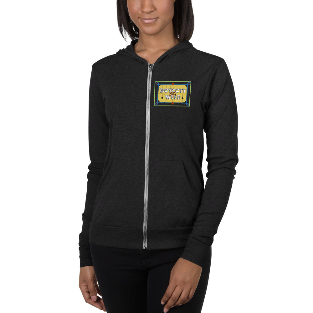 Stained Glass BSW Unisex Zip Hoodie