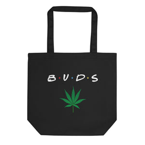 BSW BUDS Black Tote Bag