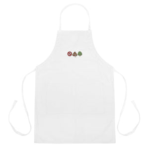 BSW Angry Emoji Embroidered Apron